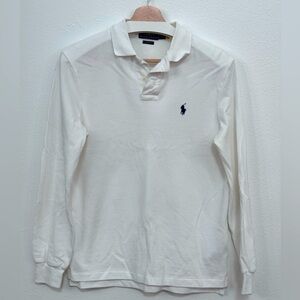 Mesh Long-Sleeve Polo Shirt – Classic Fits